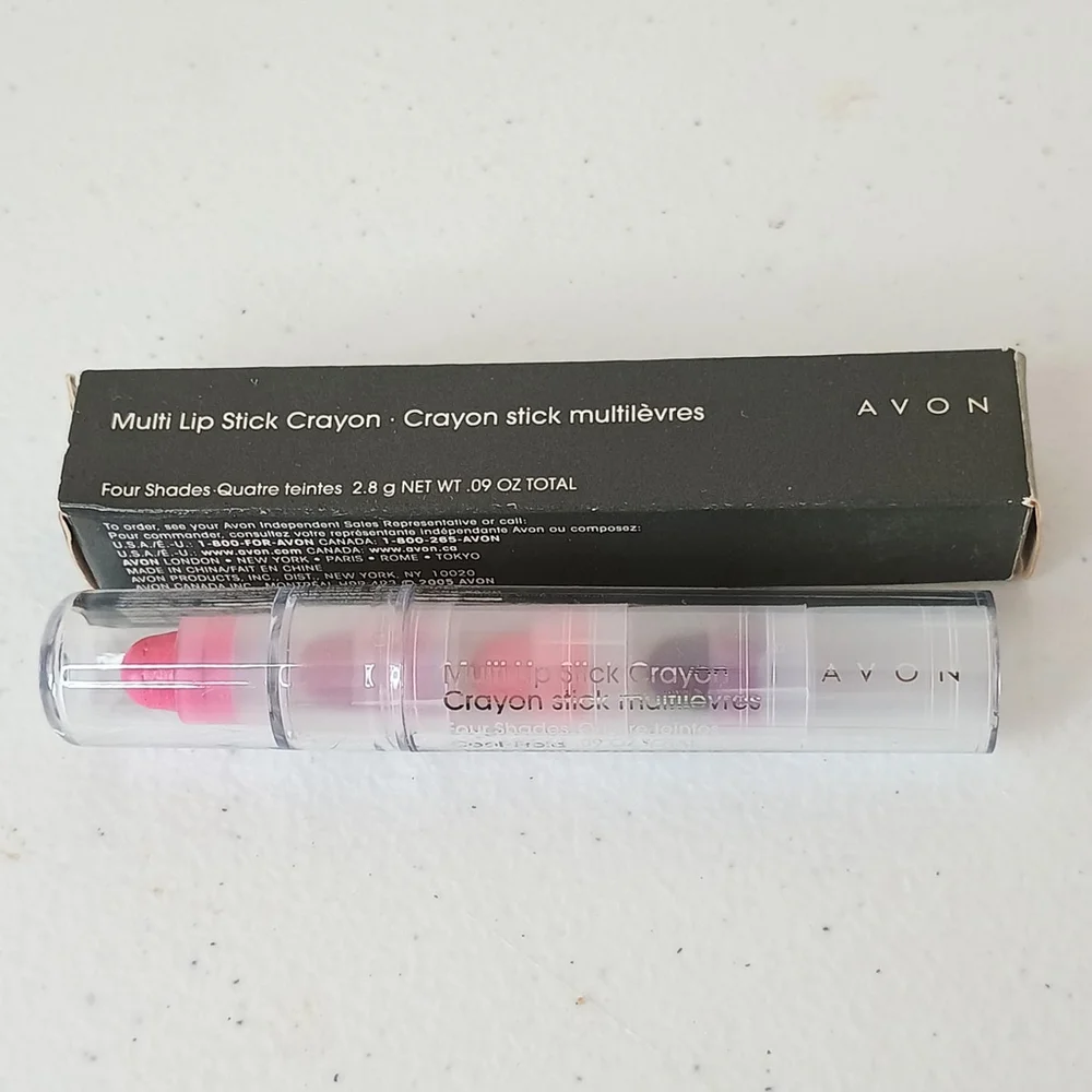 NOS 2005 Avon Multi Stick Crayon Four Shades Cool 2.8g .09oz